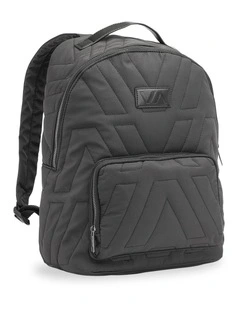Quilted Backpack in Black
