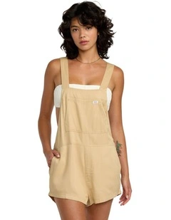 Cleared Cover Up Romper in Sanddune