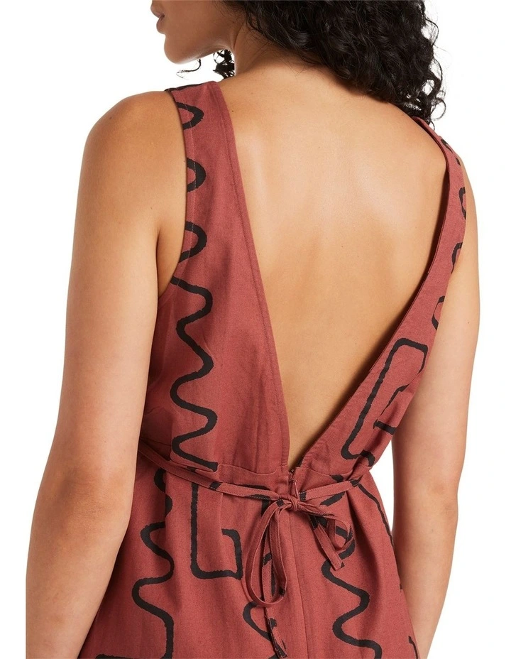 Sunnie Jumper Cover Up Romper in Mahogany image 4