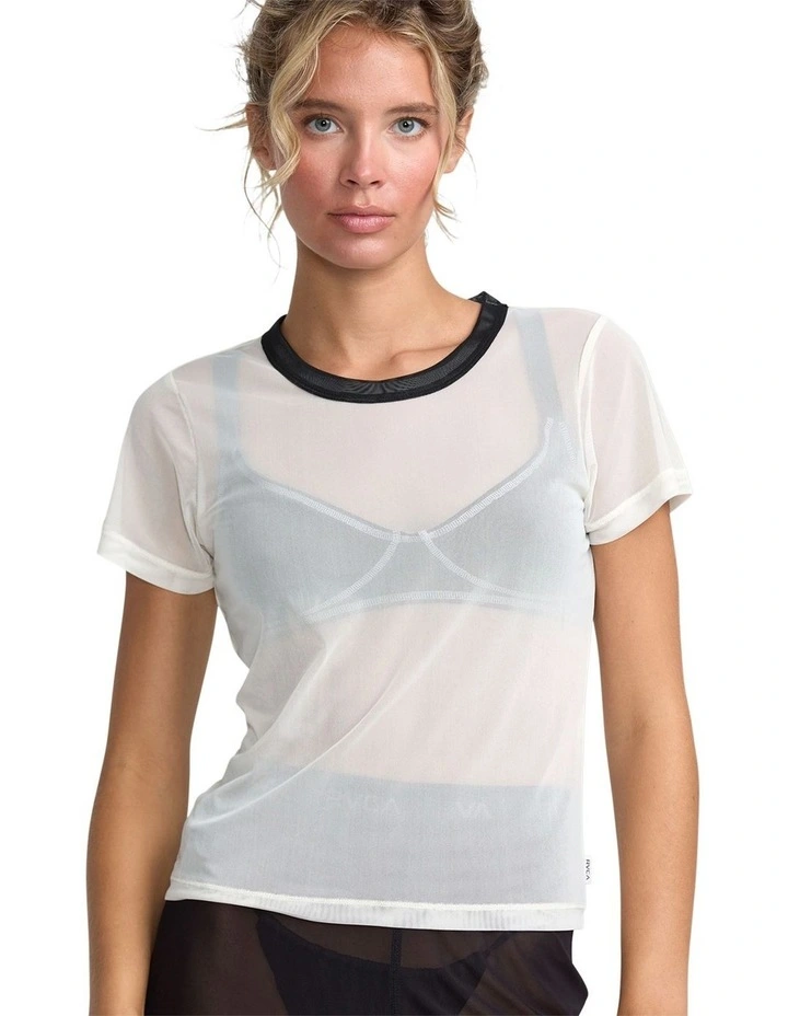Aren Mesh Baby T-Shirt in Cloud image 4