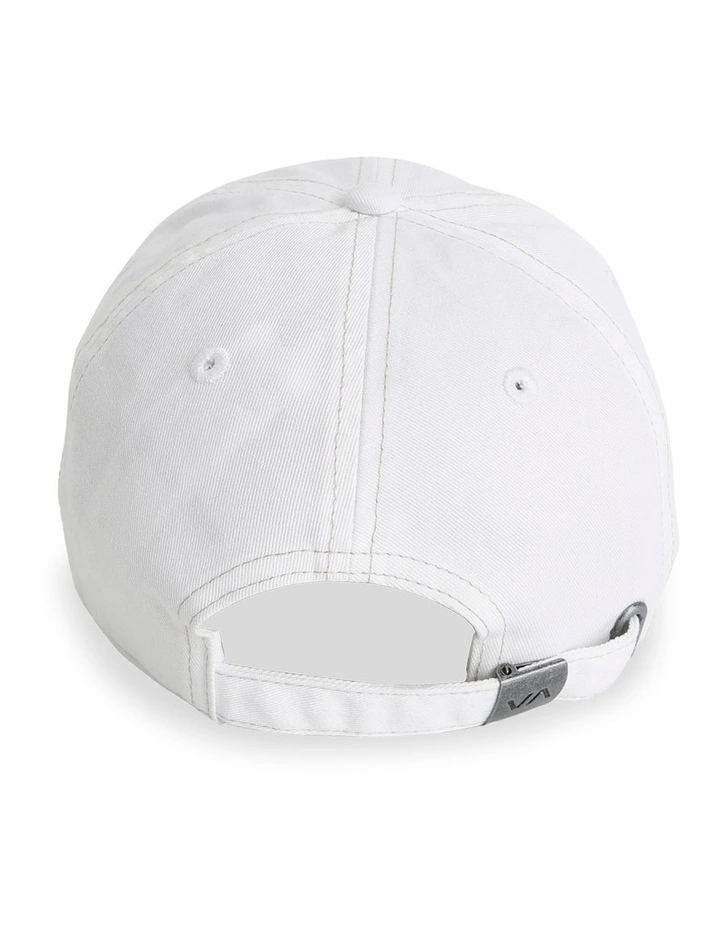 Contrast Stitch Dad Cap In Vintage White image 3
