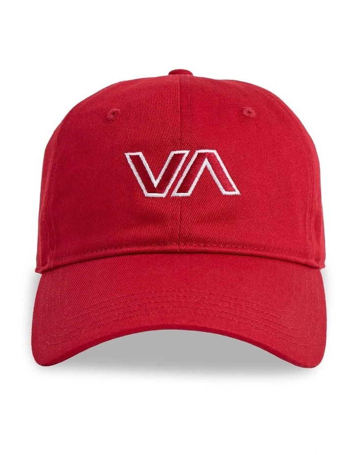 RVCA Dad Cap In Scarlet image 2