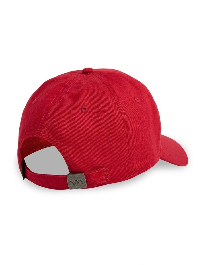 RVCA Dad Cap In Scarlet image 3