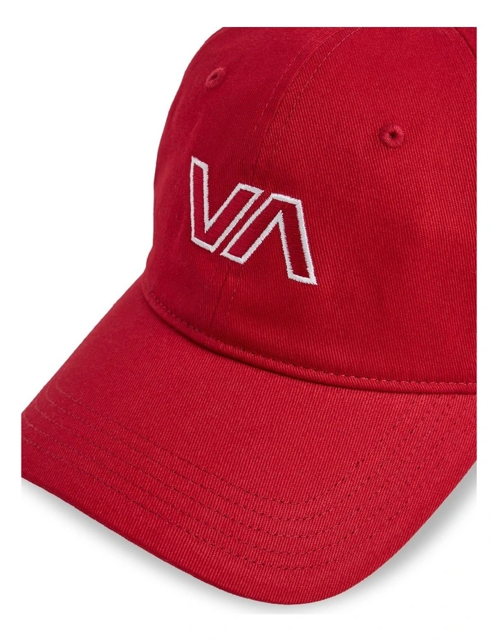 RVCA Dad Cap In Scarlet image 5