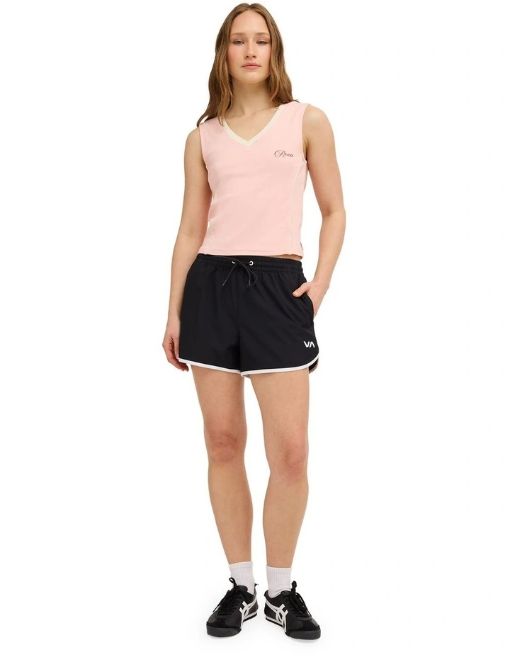 Unity V-Neck Tank Top In Sea Pink image 5