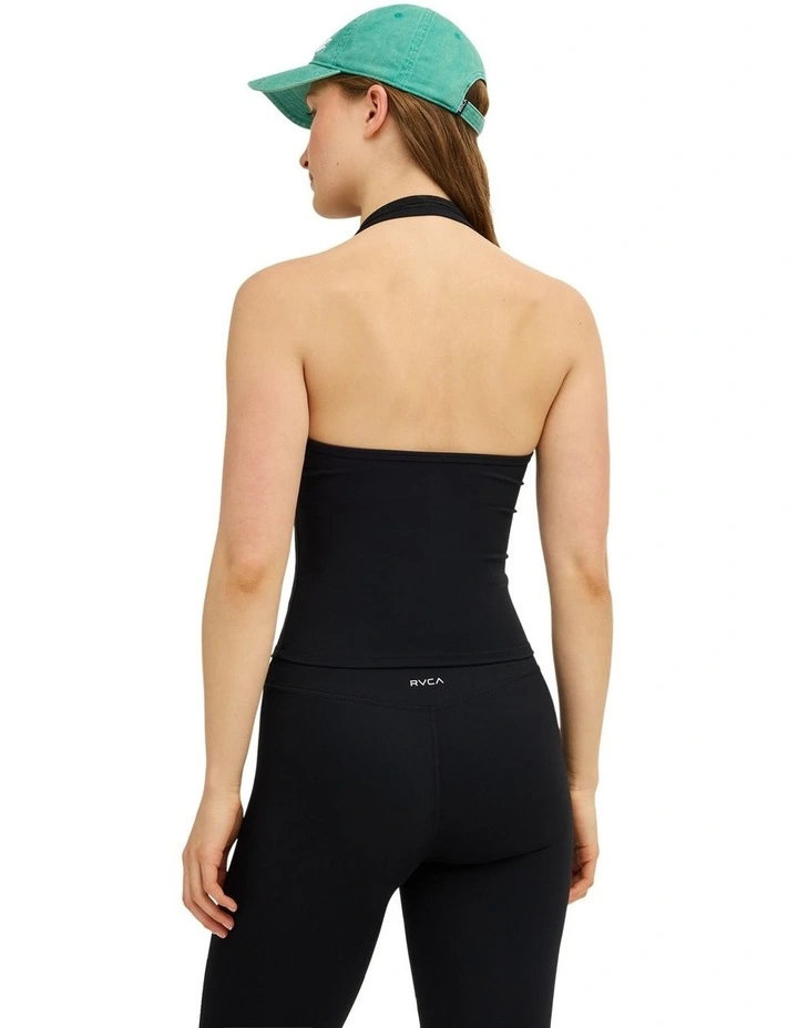 VA Classic Halter Top In Rvca Black image 2