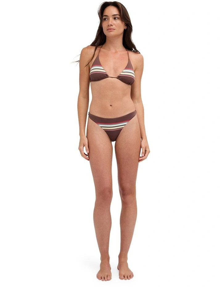 Darling Stripe Skimpy Bikini Bottom In Chocolate image 5