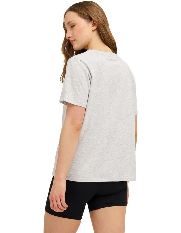 Heritage Core T-Shirt In Grey Marle image 2