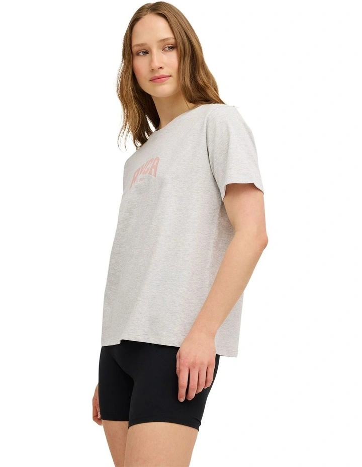 Heritage Core T-Shirt In Grey Marle image 3