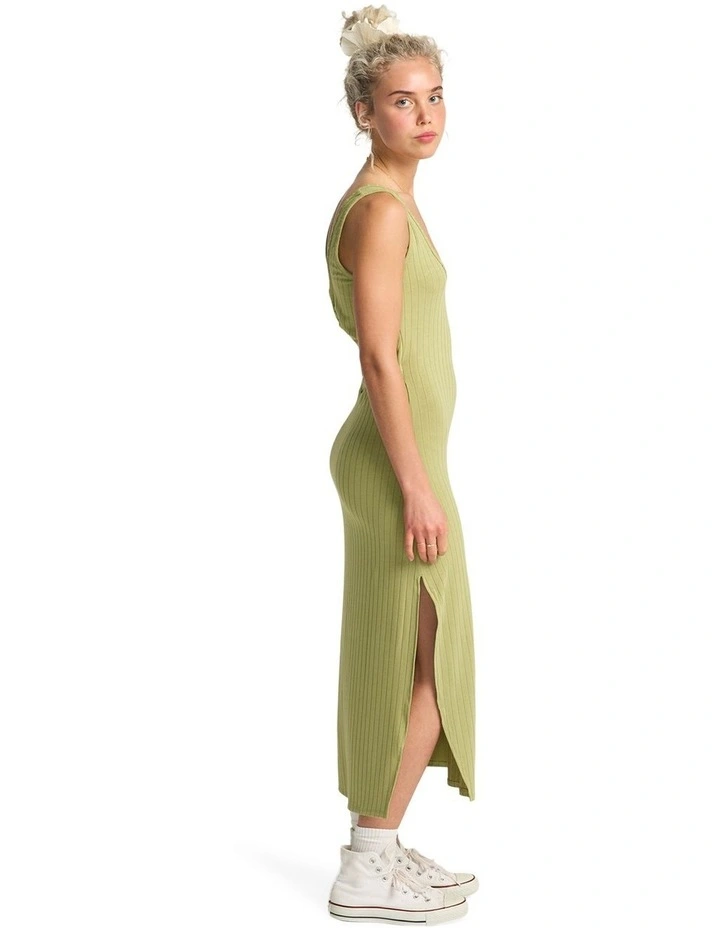 Take A Look Midi Dress in Avocado image 3