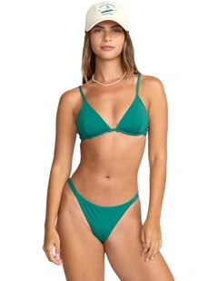 Sol Searcher Reese Underwire Bikini Top Green