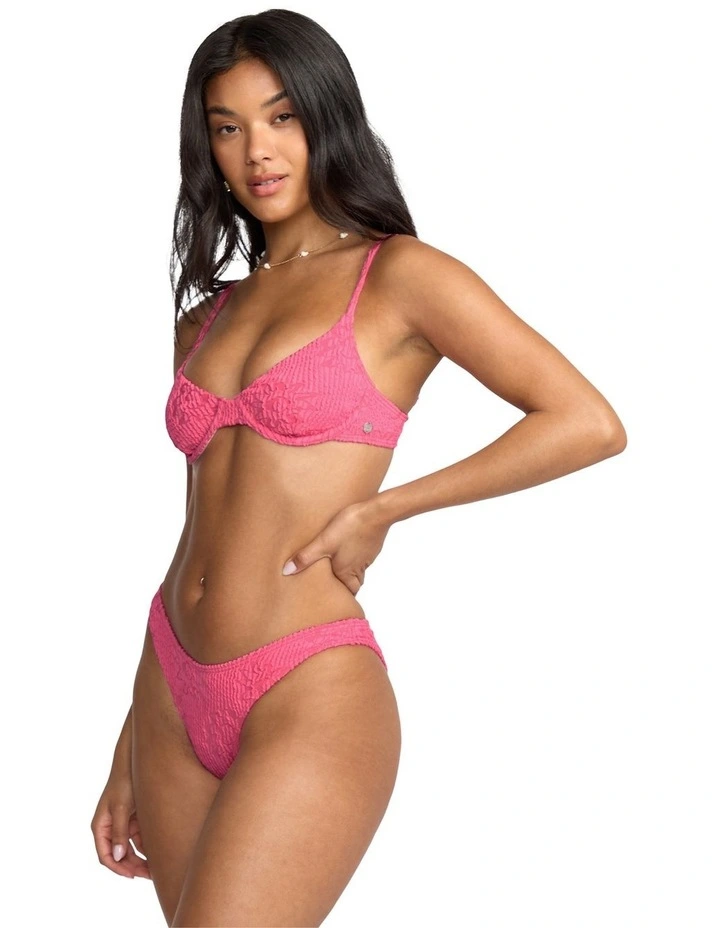 We're Wild Demi Underwire Bikini Top in Orange image 3