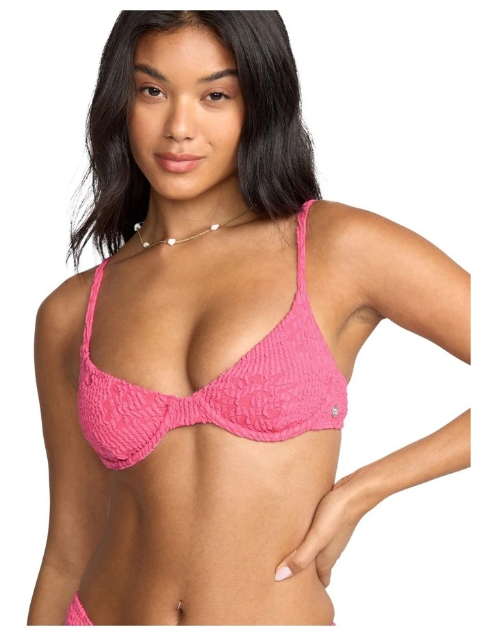 We're Wild Demi Underwire Bikini Top in Orange image 4