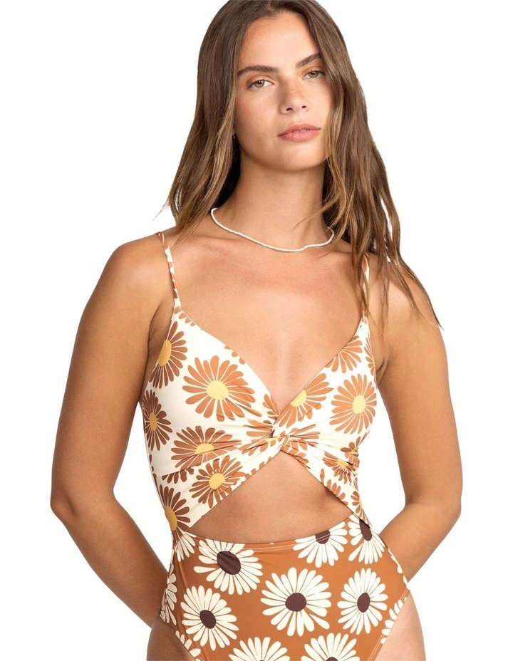 Fresh Daze Mika One Piece Swimsuit Brown image 4