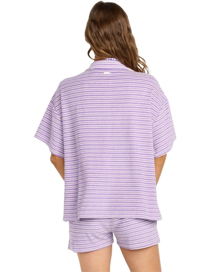 Josie Crush Cover Up Shirt Purple image 2