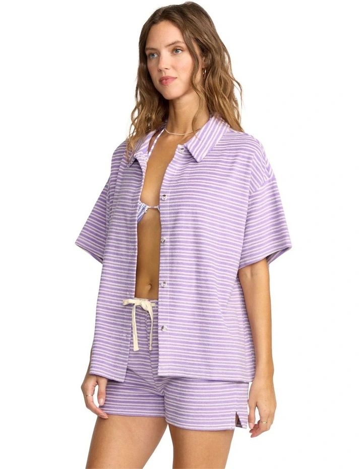 Josie Crush Cover Up Shirt Purple image 3