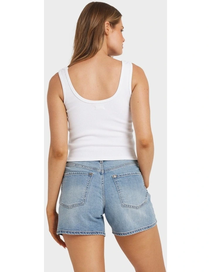Everyday Tank Top in White image 2