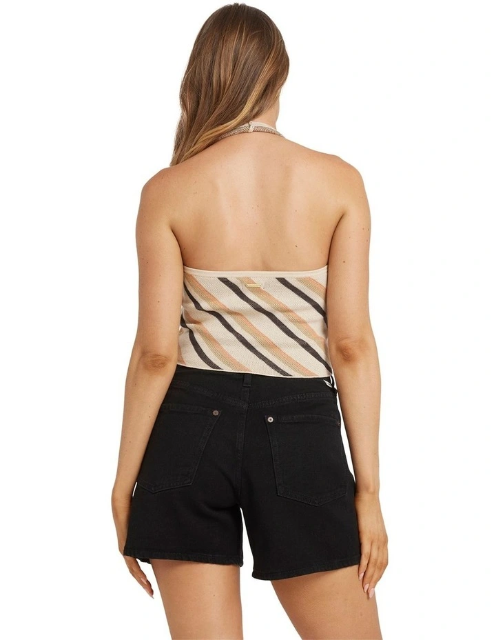 All Out Sweater Halter Top in Multi image 2