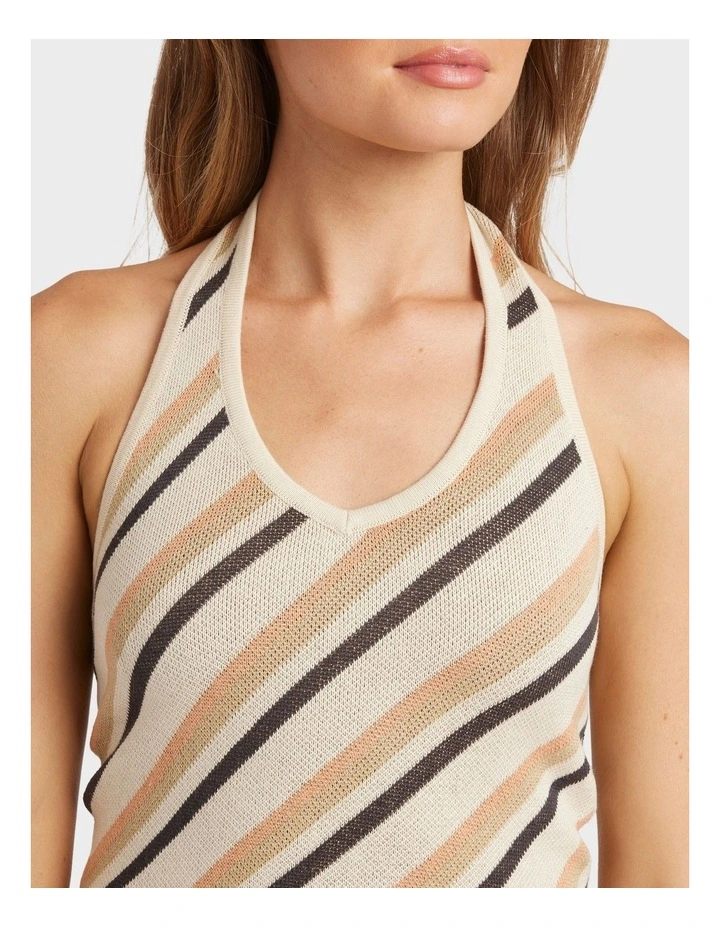 All Out Sweater Halter Top in Multi image 4