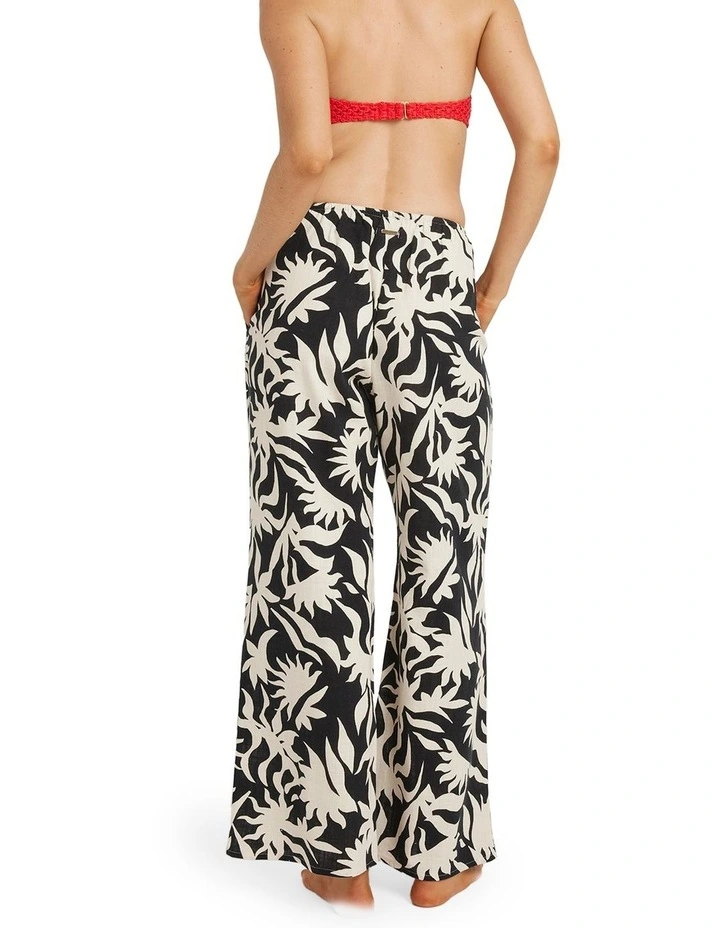 By My Side Linen Pants in Multi image 2