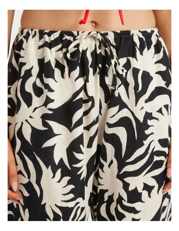 By My Side Linen Pants In Assorted image 4