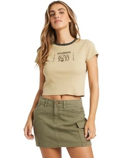 Let It Go Now T-shirt in Beige