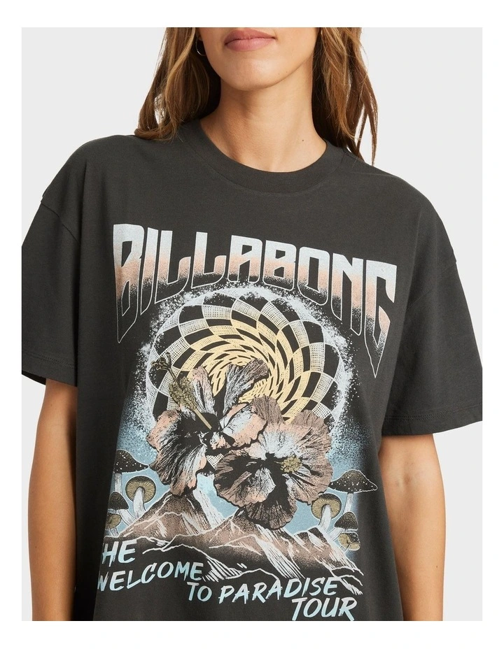 Paradise Tour T-Shirt in Black image 4