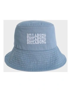 Surf High Sun Faded Bucket Hat in Blue