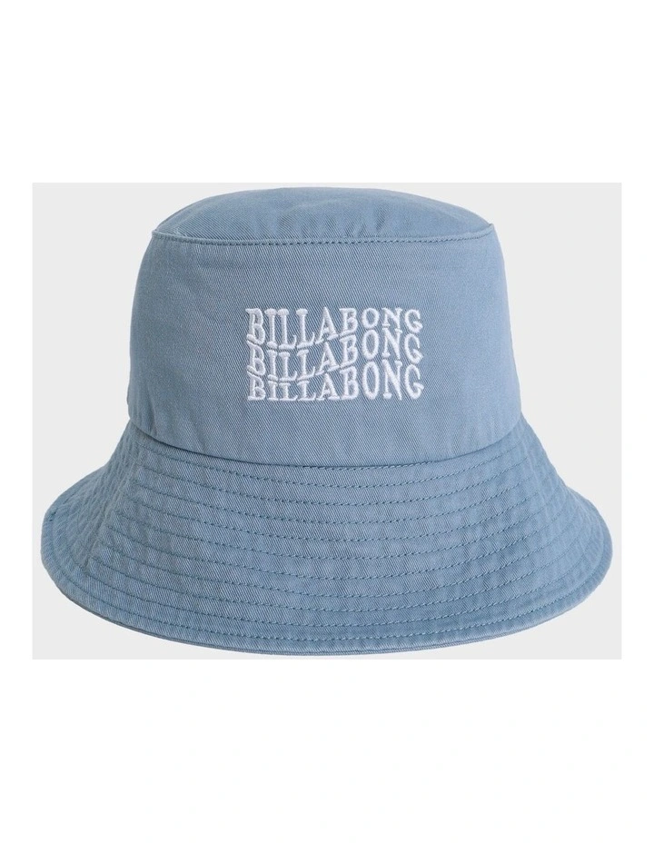 Surf High Sun Faded Bucket Hat in Blue image 1