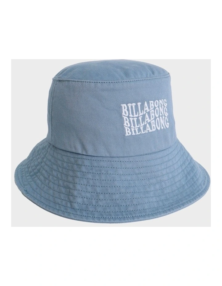 Surf High Sun Faded Bucket Hat in Blue image 3