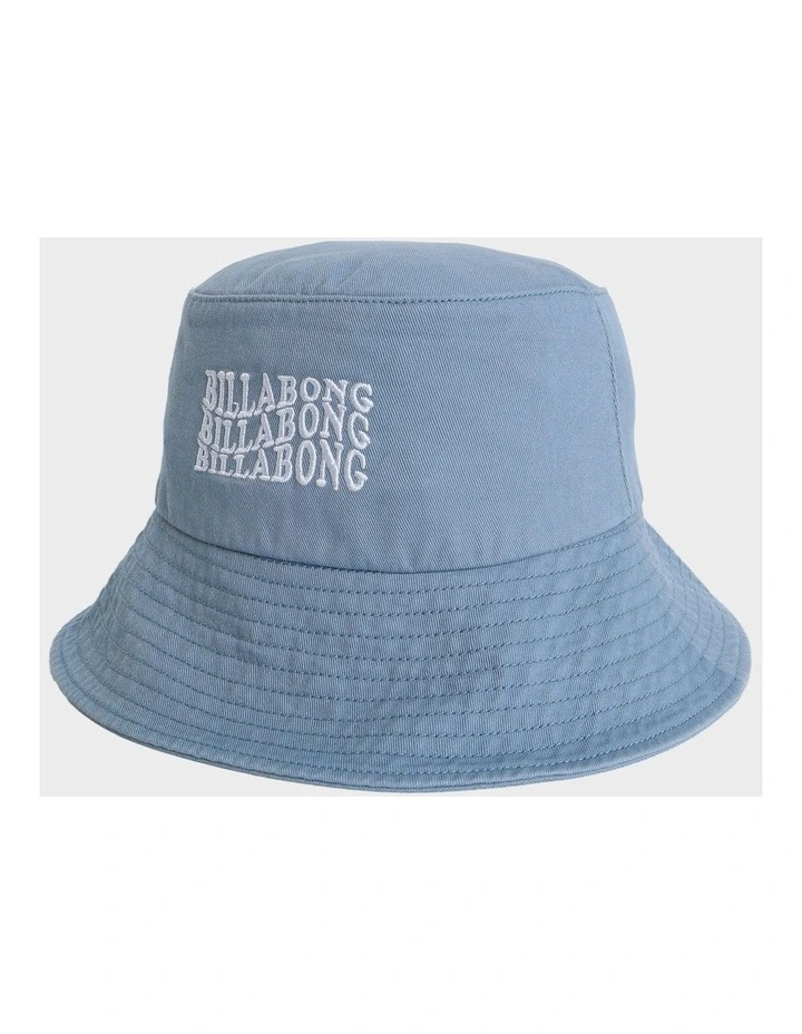 Surf High Sun Faded Bucket Hat in Blue image 4