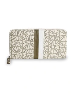 Zip Around Bi-Fold Wallet in Multi