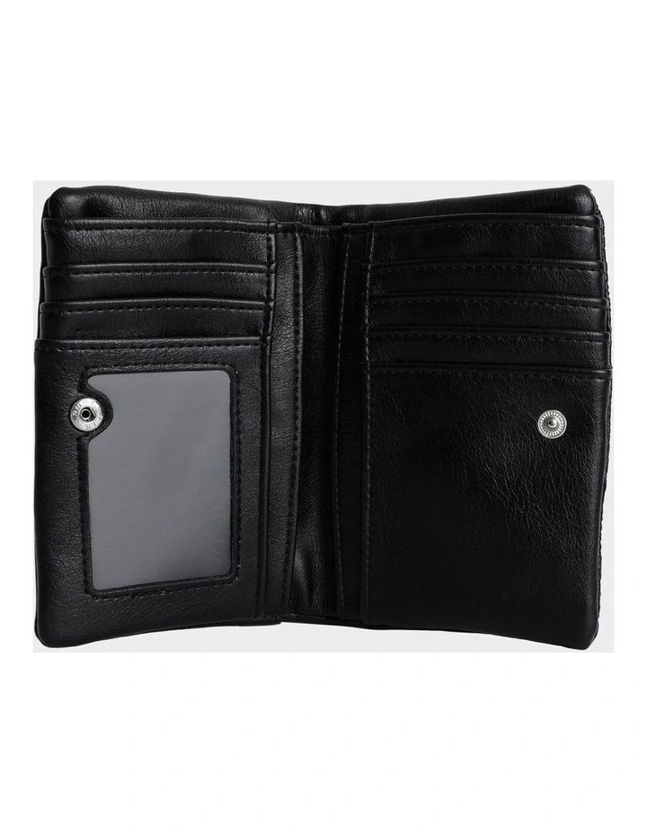 Just For You Kirra Bi Fold Wallet In Black image 3
