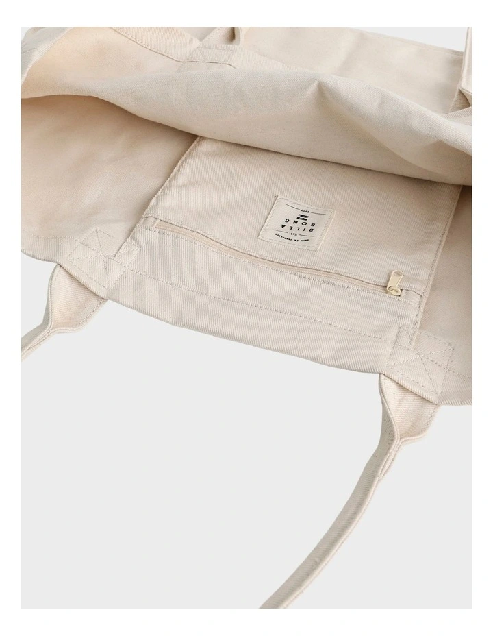 Paradise Beach Tote Bag in White image 4