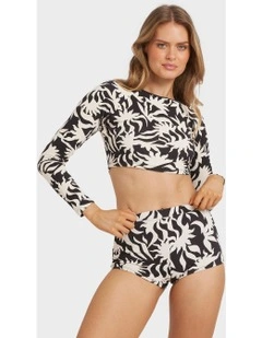 By My Side Cropped Rash Vest in Multi