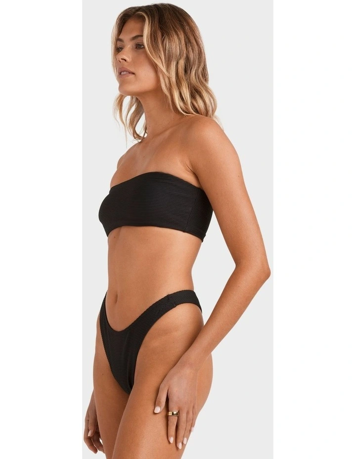 Tanlines Tully Tube Bikini Top in Black image 3