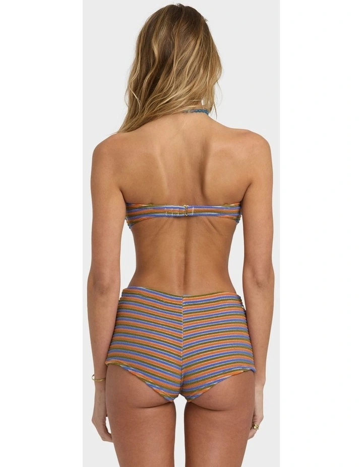 Tides Terry Rio Bandeau Bikini Top in Multi image 2