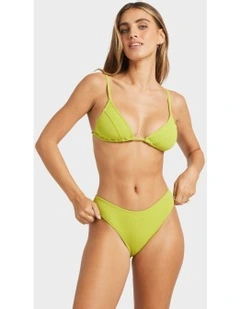 Sunkissed Ayla Triangle Bikini Top in Green