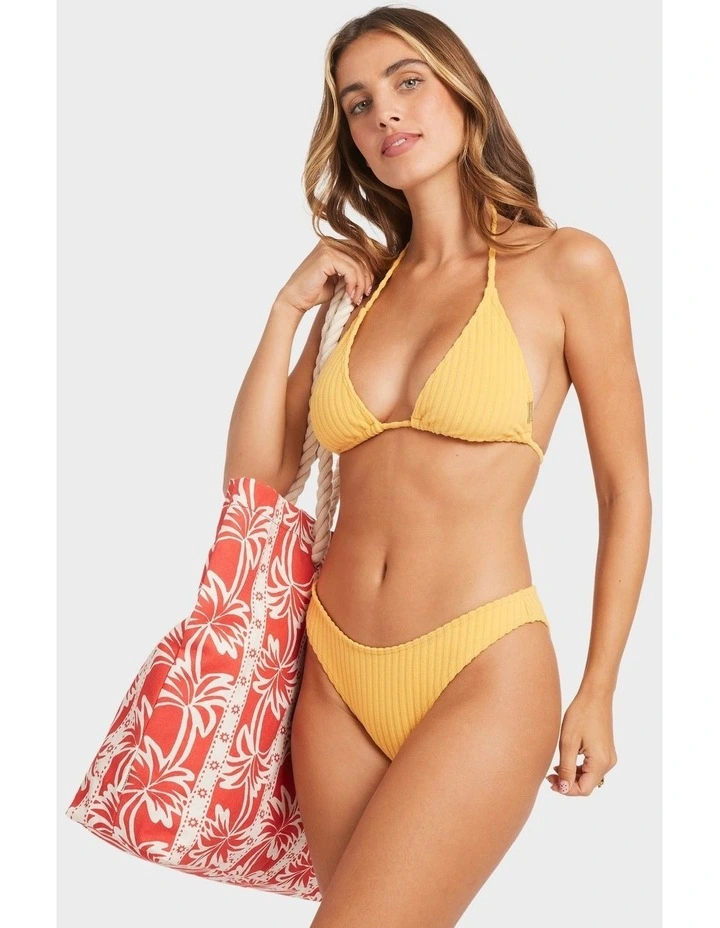 In The Loop Remi Slide Bikini Top in Yellow image 3