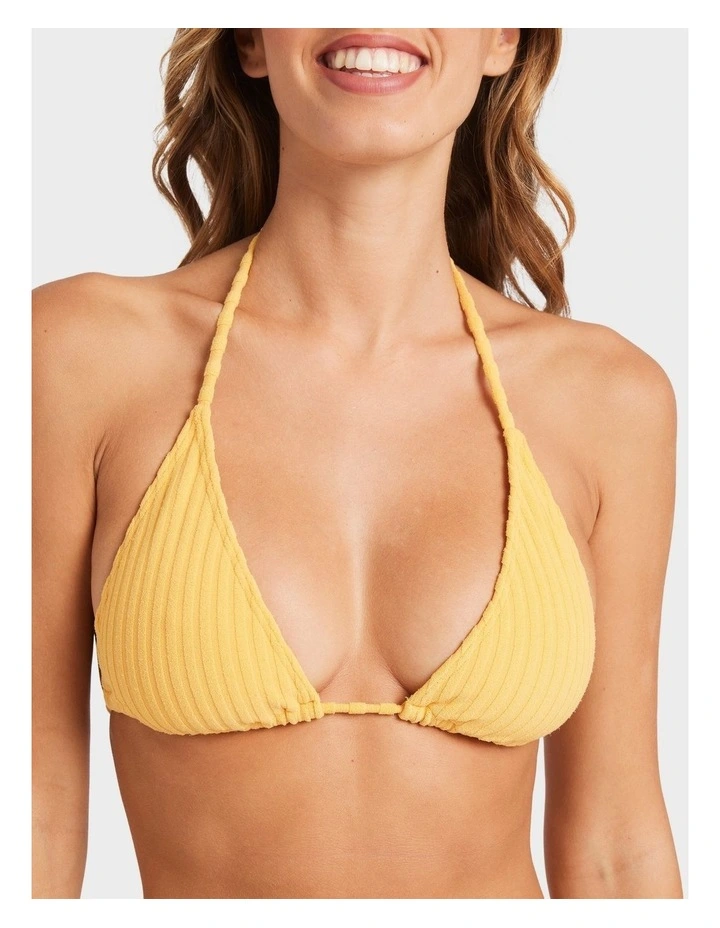 In The Loop Remi Slide Bikini Top in Yellow image 4