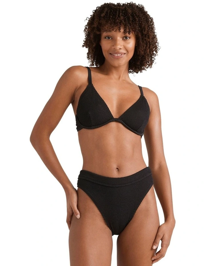 Summer High Reese DD Underwire Bikini Top in Black image 1