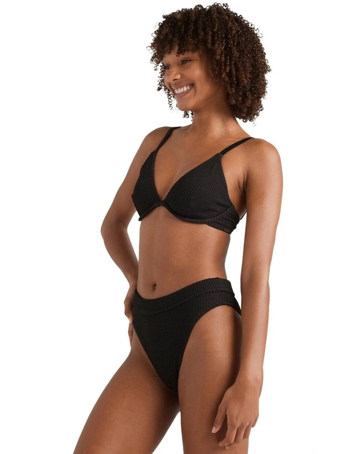 Summer High Reese DD Underwire Bikini Top in Black image 3