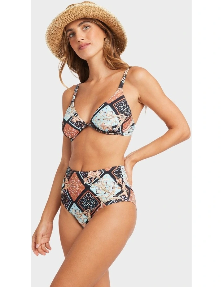 Forever Folk Reese Bikini Top in Multi image 3