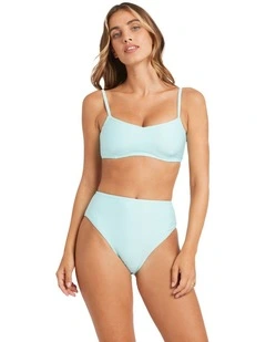 Tanlines Lila DD Bikini Top in Blue