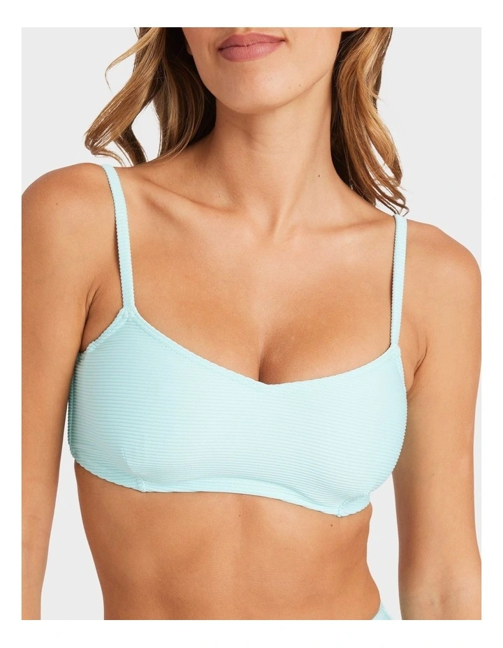 Tanlines Lila DD Bikini Top in Blue image 4