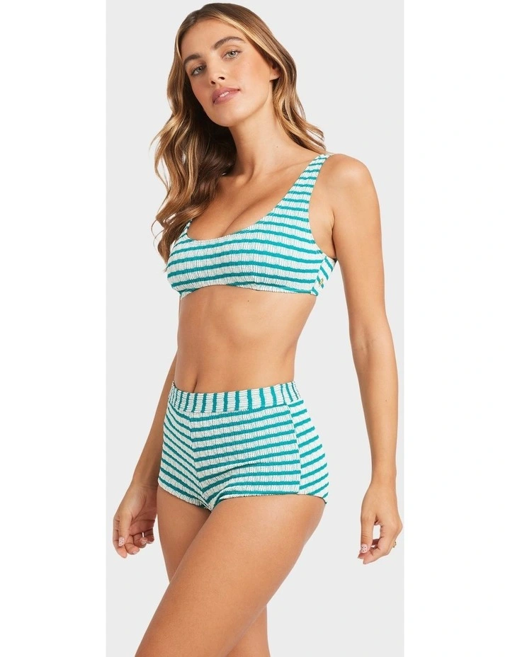 Wavey Daze Lina Bikini Top in Blue image 3