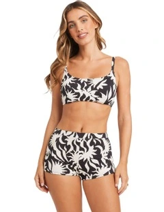 By My Side Palm Bikini Bottom In Assorted