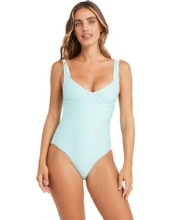 Tanlines Chloe One Piece Swimsuit in Blue