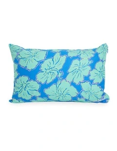 Happy Hibiscus Cooler Bag in Blue