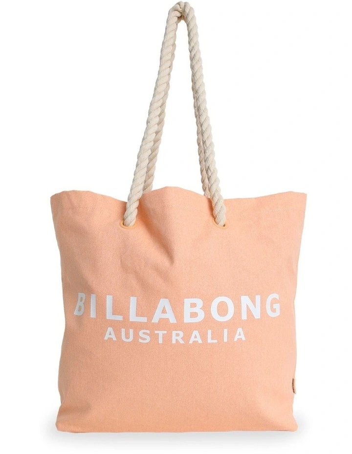 Society Beach Tote Bag in Blue image 1